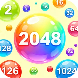 2048 - Number Ball Merge Game 图标